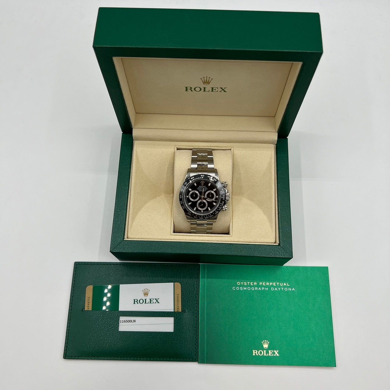 劳力士戴托纳116500LN蚝式手链黑色40mm