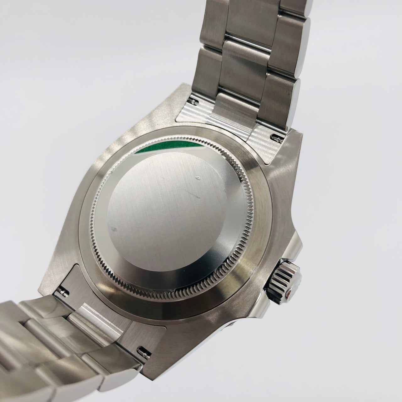Pre-Owned Rolex Submariner Date 126610LV Oyster Bracelet Black Green