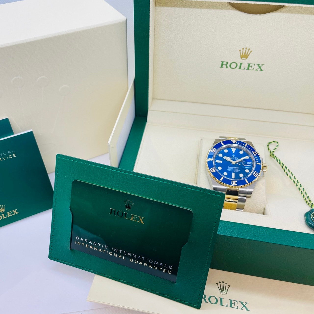 Pre-Owned Rolex Submariner Date 126613LB Oyster Bracelet Royal Blue