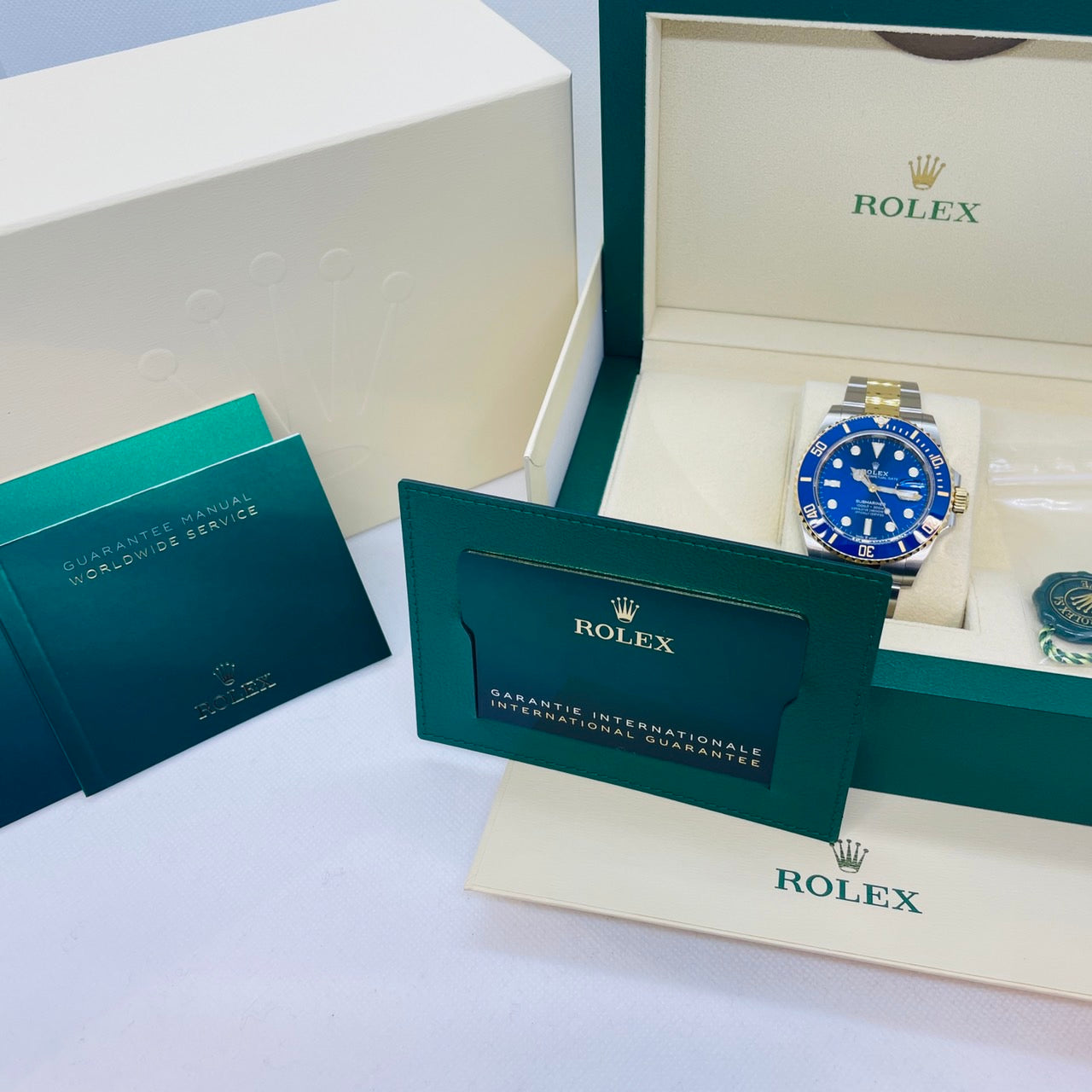 Pre-Owned Rolex Submariner Date 126613LB Oyster Bracelet Royal Blue