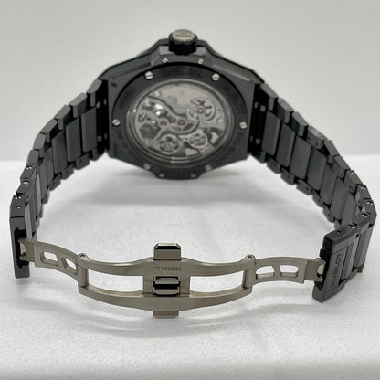 プレオウンド ウブロ ビッグ・バン インテグレーテッド カテドラル 458.CX.1170.CX.YOS ミニッツリピーター トゥールビヨン ブラックセラミック 43mm