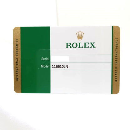Pre-Owned Rolex Submariner Date Oyster Stainless Black 116610LN