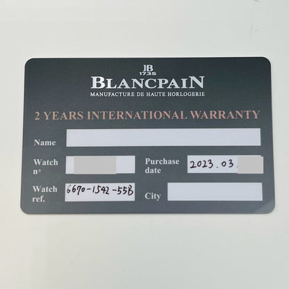 ★最終價格★Blancpain Villerais 6670 1542 55B銀40mm