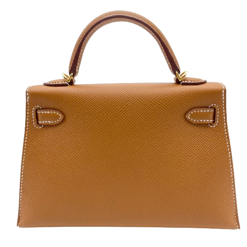 [Cash Price] Hermes Mini Kelly 2 20 Gold Epson Gold Hardware W Engraved