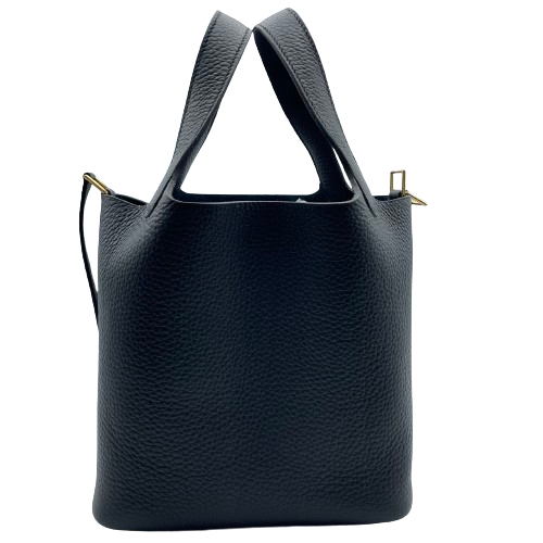 愛馬仕picotin岩石pm noir torillon clemence gold硬件w刻有