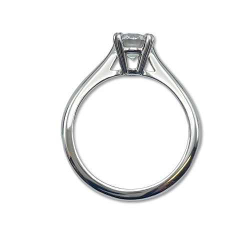 사전 소유의 Harry Winston Solitaire RGDPRD007NSS-050 No. 9 D0.7CT PT950