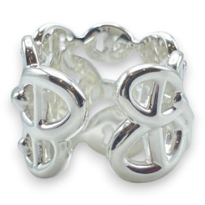 プレオウンドエルメス シェーヌ・ダンクル アンシェネ リング GM 50 シルバー925 10号