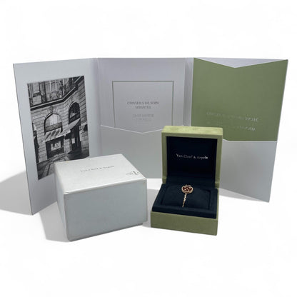 プレオウンドヴァンクリーフ＆アーペル ラッキー スプリング ブレスレット クローズドウィング レディバグ VCARP7R000 ローズゴールド/オニキス/カーネリアン