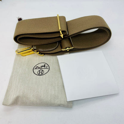 プレオウンド エルメス エヴリン PM トリヨンクレマンス エトゥープ ゴールド金具 U刻印
