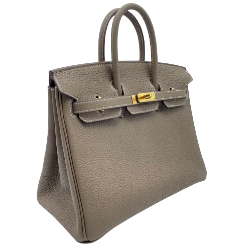 Hermes Birkin 25 Etouptogo Gold Hardware B가 새겨 져 있습니다