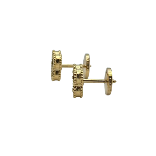 Pre-Owned [Under list price! 】Van Cleef & Arpels Sweet Alhambra VCARA44900 Yellow Gold Onyx Earrings