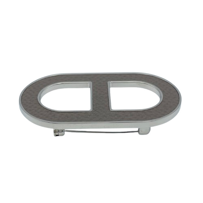 Hermes Chene D 'Ankle Brooch Etane Vaux Epson/Metal