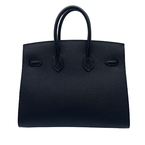 Hermes Birkin 25 Noir Epson Gold Hardware B가 새겨 져 있습니다