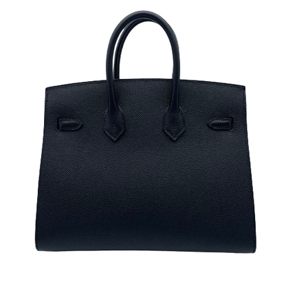 Hermes Birkin 25 Noir Epson Gold Hardware B가 새겨 져 있습니다