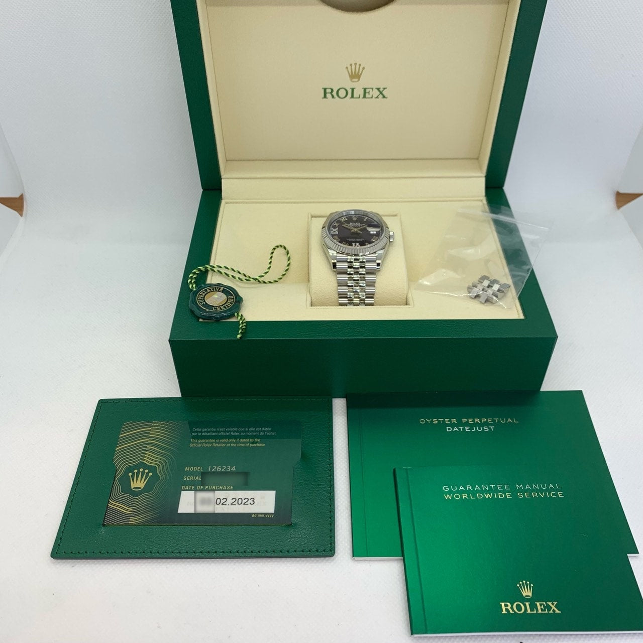 Rolex Datejust 126234 Aubergine VI IX Diamond Jubilee Bless