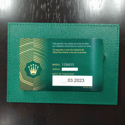 사전 소유의 롤렉스 yachtmaster 126655