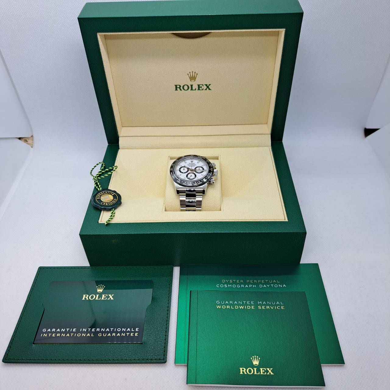 プレオウンド ロレックス デイトナ 116500LN オイスターブレスレット ホワイト