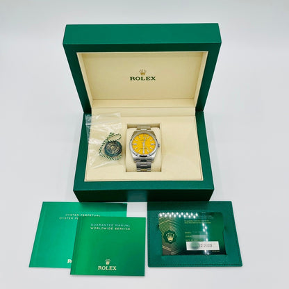 Pre-Owned Rolex Oyster Perpetual 124300 Oyster Bracelet Yellow
