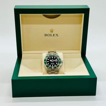 Pre-Owned [2023 New Bezel] Rolex Submariner Date 126610LV Oyster Bracelet Black Green June 2023