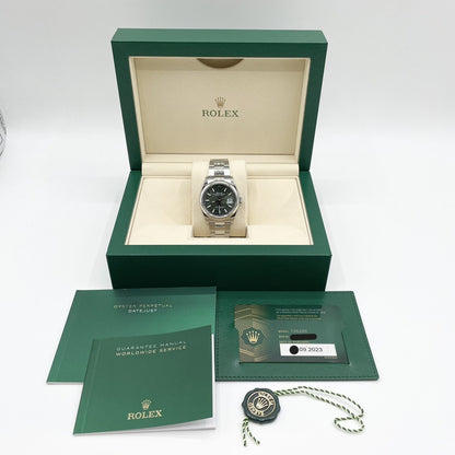 プレオウンド ロレックス デイトジャスト 126200 オリーブグリーン パームモチーフ 36mm