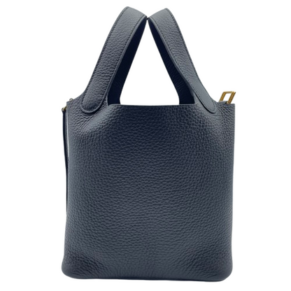 [Cash Special Price] Hermes Picotin Lock PM Noir Torillon Clemence Gold Hardware B Engraved