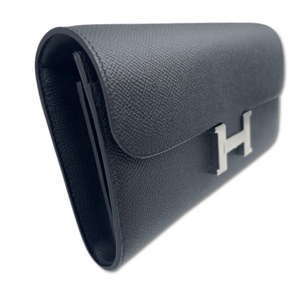 Hermes Constance Tugo Noir Epson Silver Metal Fittings W 새로