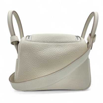 중고 에르메스 린디 미니 20 클렛 토리옹 클레멘스 실버 하드웨어 K 스탬프