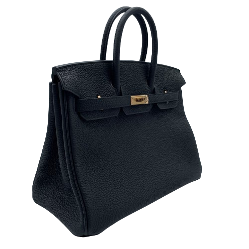 Hermes Birkin 25 Noir Togo Rose Gold Hardware B 조각