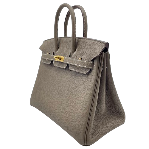 Hermes Birkin 25 Etouptogo Gold Hardware B가 새겨 져 있습니다