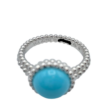 [較低的價格] van Cleef＆arpels perle kleur ring vcarp4dq00尺寸14 18k白金