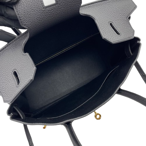 [現金價格]愛馬仕·伯金（Hermes Birkin）30黑色多哥金色硬件W刻有