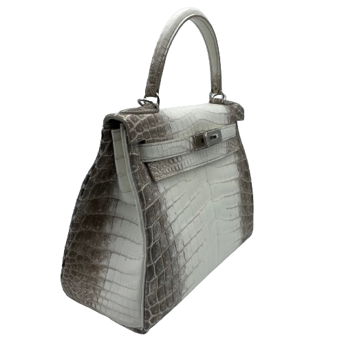 [현금 가격] Hermes Kelly 28 Himalayan Silver Fittings Y 새겨 져