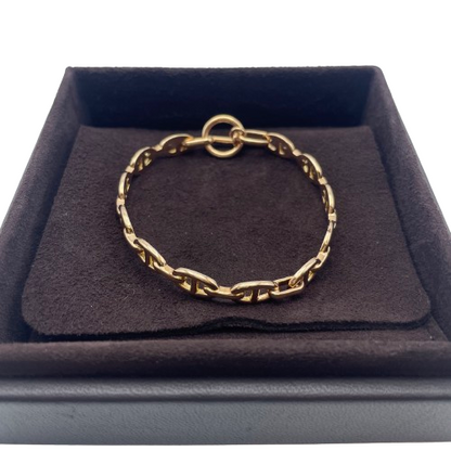 Hermes Chaine d'Ancre Ancienne 手链 H110023B 玫瑰金 12 节