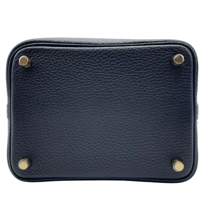 [Cash Special Price] Hermes Picotin Lock PM Noir Torillon Clemence Gold Hardware B Engraved