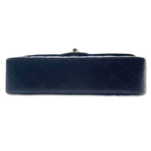 Pre-Owned Chanel Matelasse W25 Black Caviar Skin Gold Hardware
