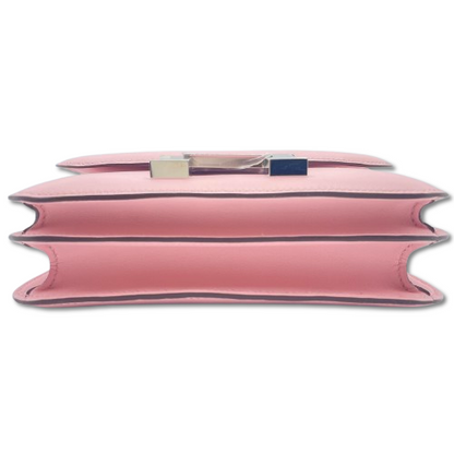 Hermes Constance Mini 18 Rose Sakura Swift Silver Metal Fittings w 새로