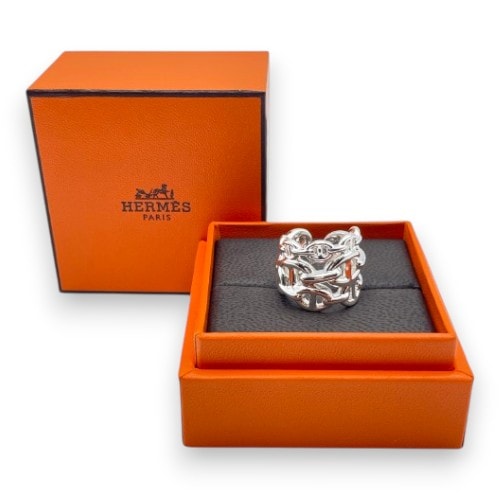 プレオウンドエルメス シェーヌ・ダンクル アンシェネ リング GM 50 シルバー925 10号
