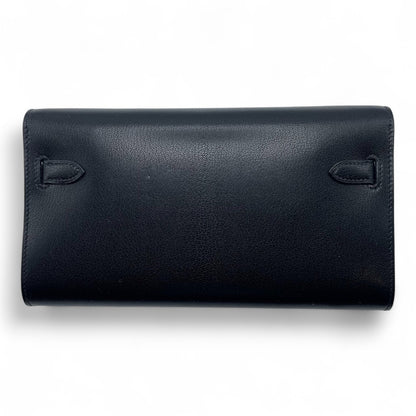 プレオウンドエルメス ケリートゥーゴー ノワール シェーブルシャムキラ エクレトラム金具 K刻印