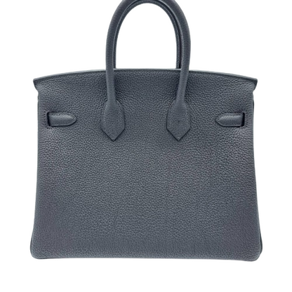 Hermes Birkin 25 Noir Togo Silver Fittings u 조각