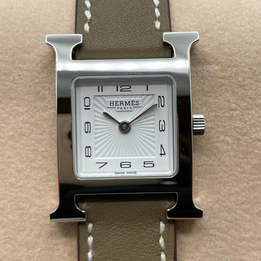 プレオウンド エルメス Hウォッチ PM エトゥープ