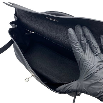 プレオウンド エルメス ケリー 35 ノワール トゴ シルバー金具 U刻印