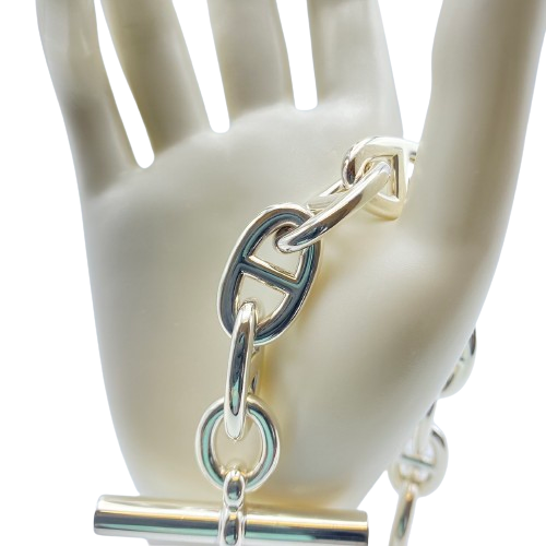 Hermes Chaine d'Incre 手链 TGM 银 925/1000