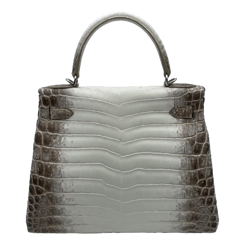 [현금 가격] Hermes Kelly 28 Himalayan Silver Fittings Y 새겨 져