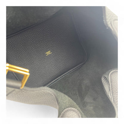 プレオウンド エルメス ピコタンロック MM ノワール トリヨンクレマンス ゴールド金具 W刻印