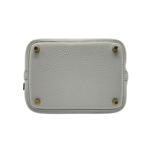 エルメス ピコタンロック PM ブルーペール トリヨンクレマンス ゴールド金具 B刻印