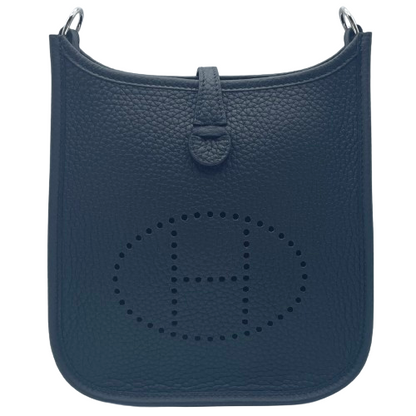 プレオウンド エルメス エヴリンTPM トリヨンクレマンス ノワール シルバー金具 W刻印