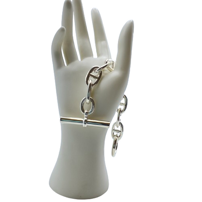 Hermes Chaine d'Incre 手链 TGM 银 925/1000