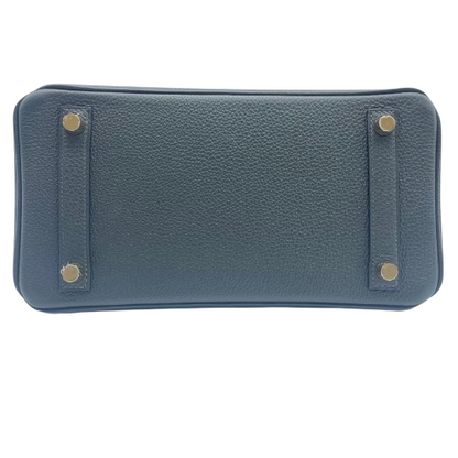 プレオウンド エルメス バーキン 25 ヴェールフォンセ トゴ ゴールド金具 U刻印