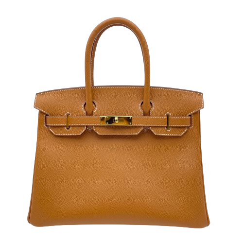 Hermes Birkin 30 골드 엡손 골드 하드웨어 U. 새겨 져 있습니다
