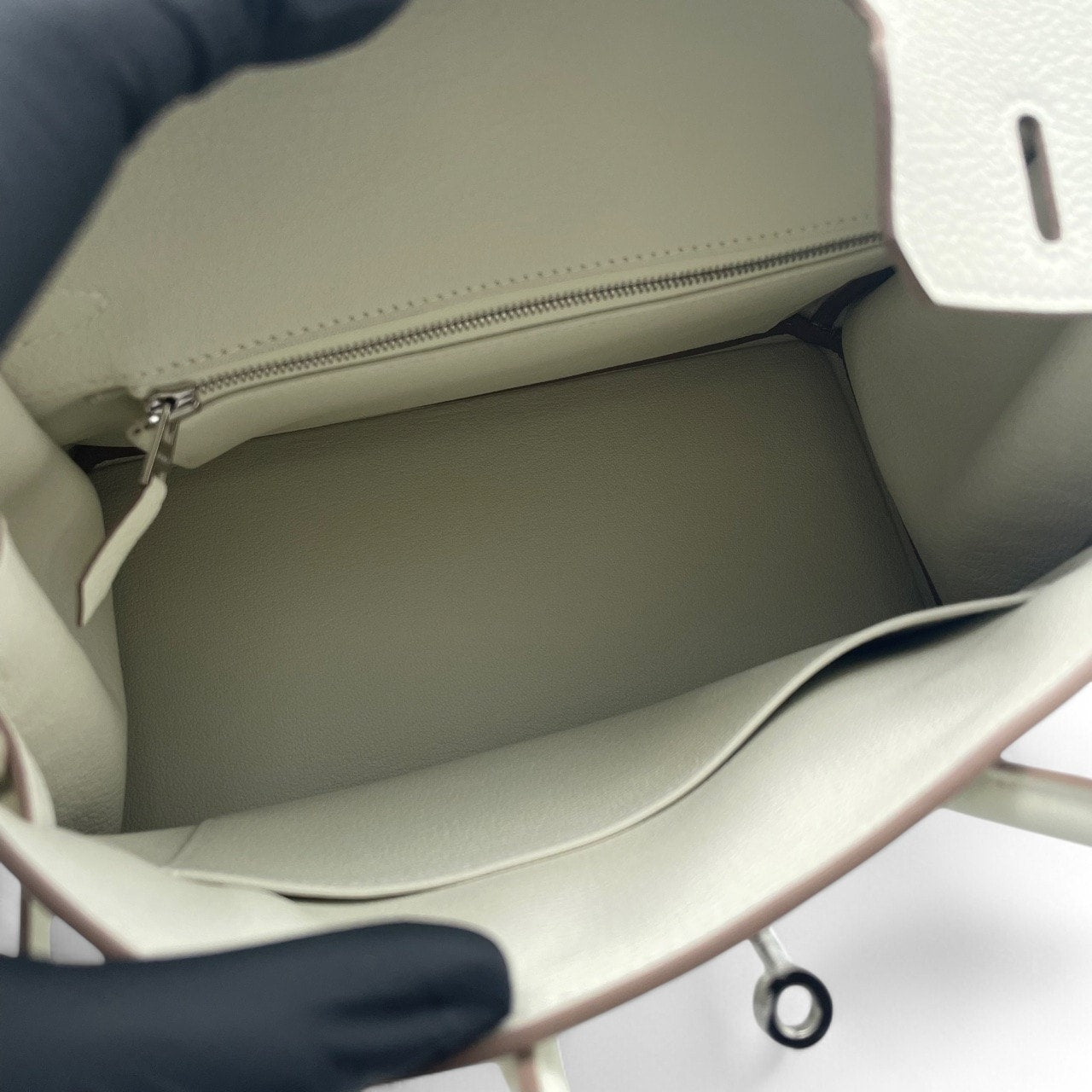 [산타]♪가격 : Hermes Birkin 25 버섯 토고 실버 메탈 피팅 w 새로